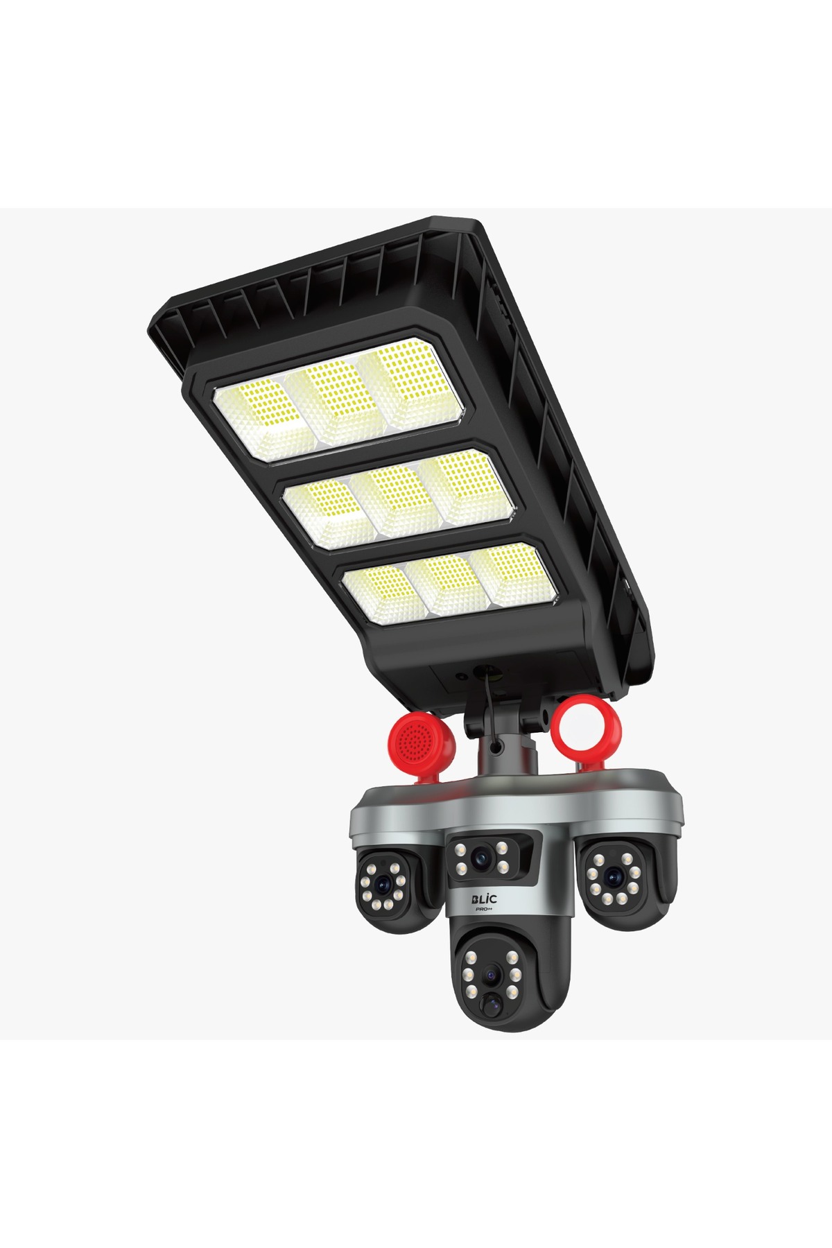 4G LTE, 13Watt 3+3+3 9mp Full HD Solar Panelli IP Kamera