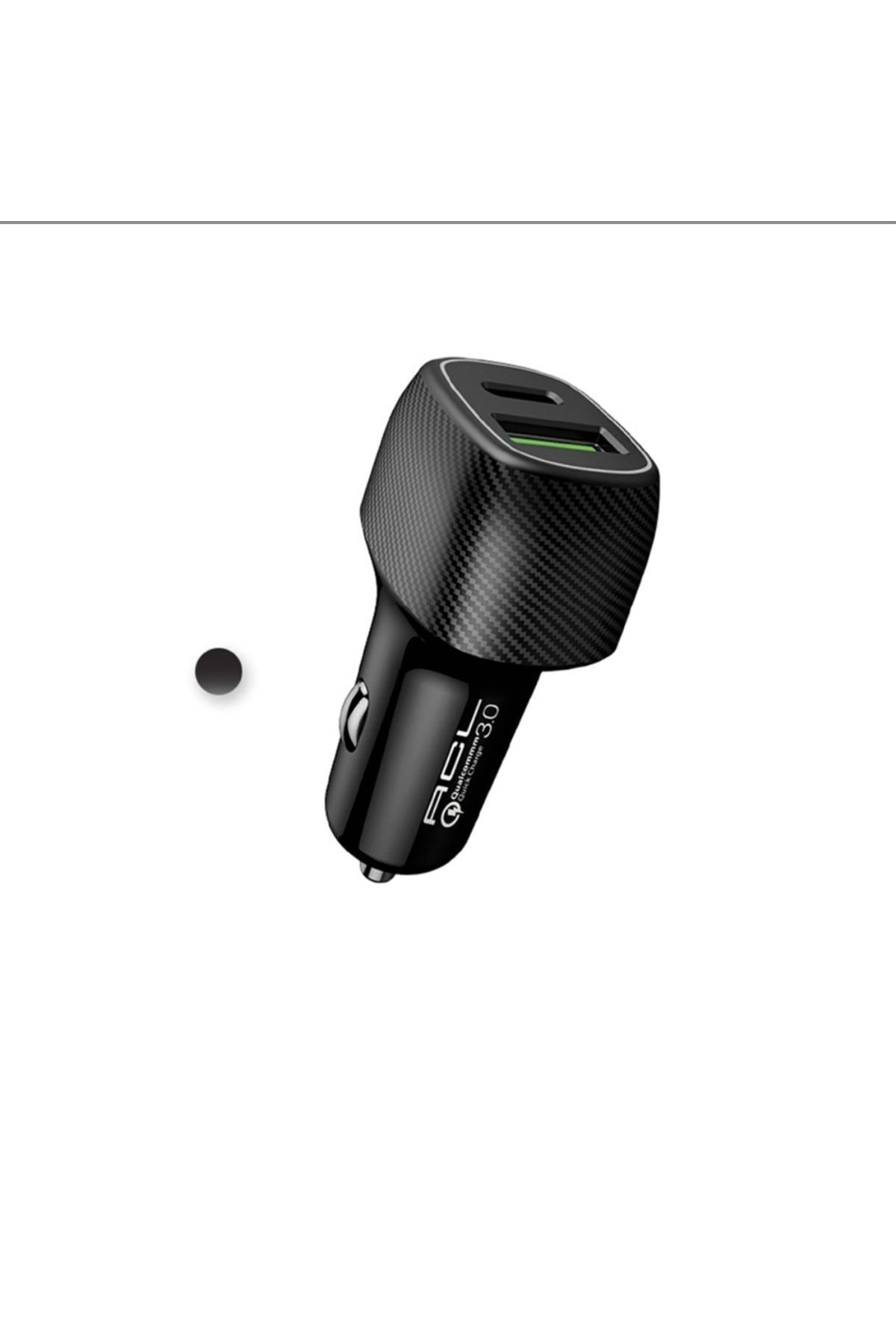 AC-93 48W PD 30W Çift Port Hızlı Araç Şarj Cihazı + Type-C Lightning Kablo