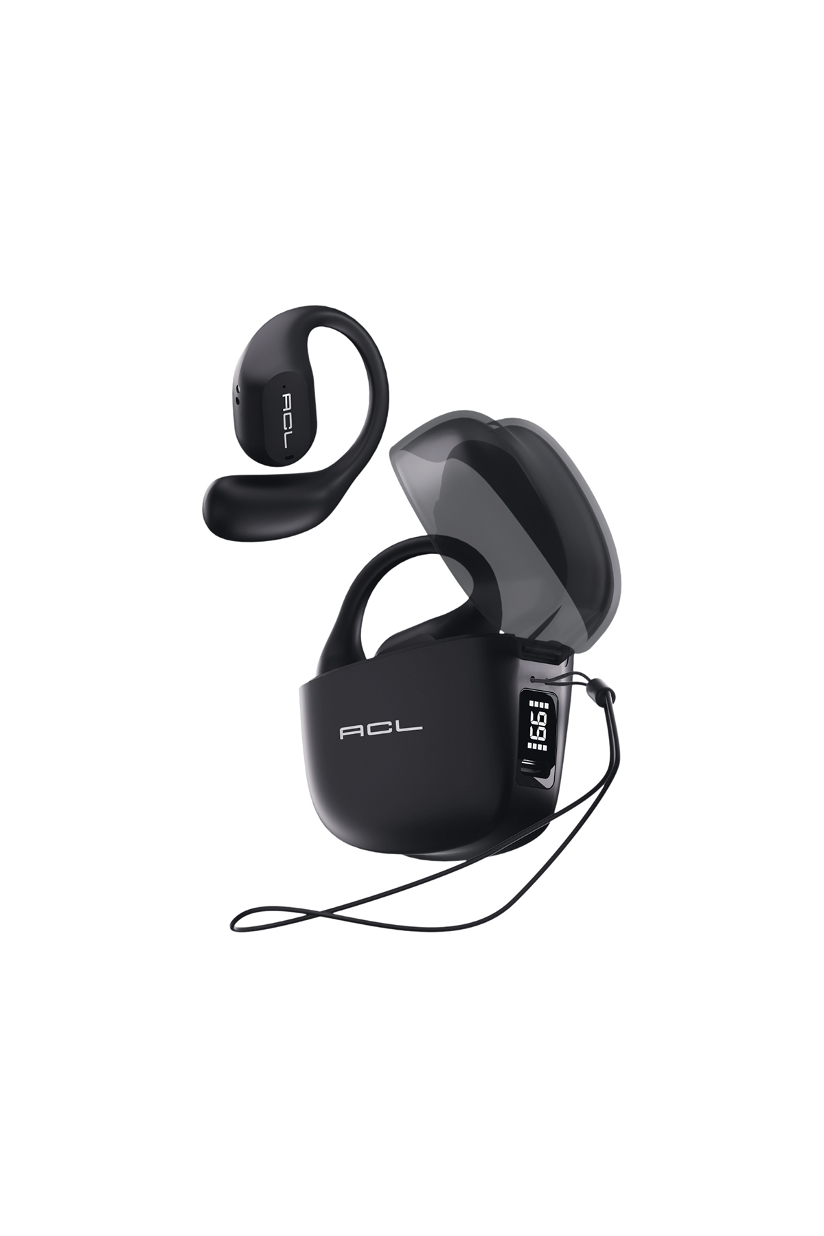 ACB-68 OWS Open Air 360° Surround Ses Bluetooth 5.3 Mikrofonlu Spor Kablosuz Kulaklık 300 Saat