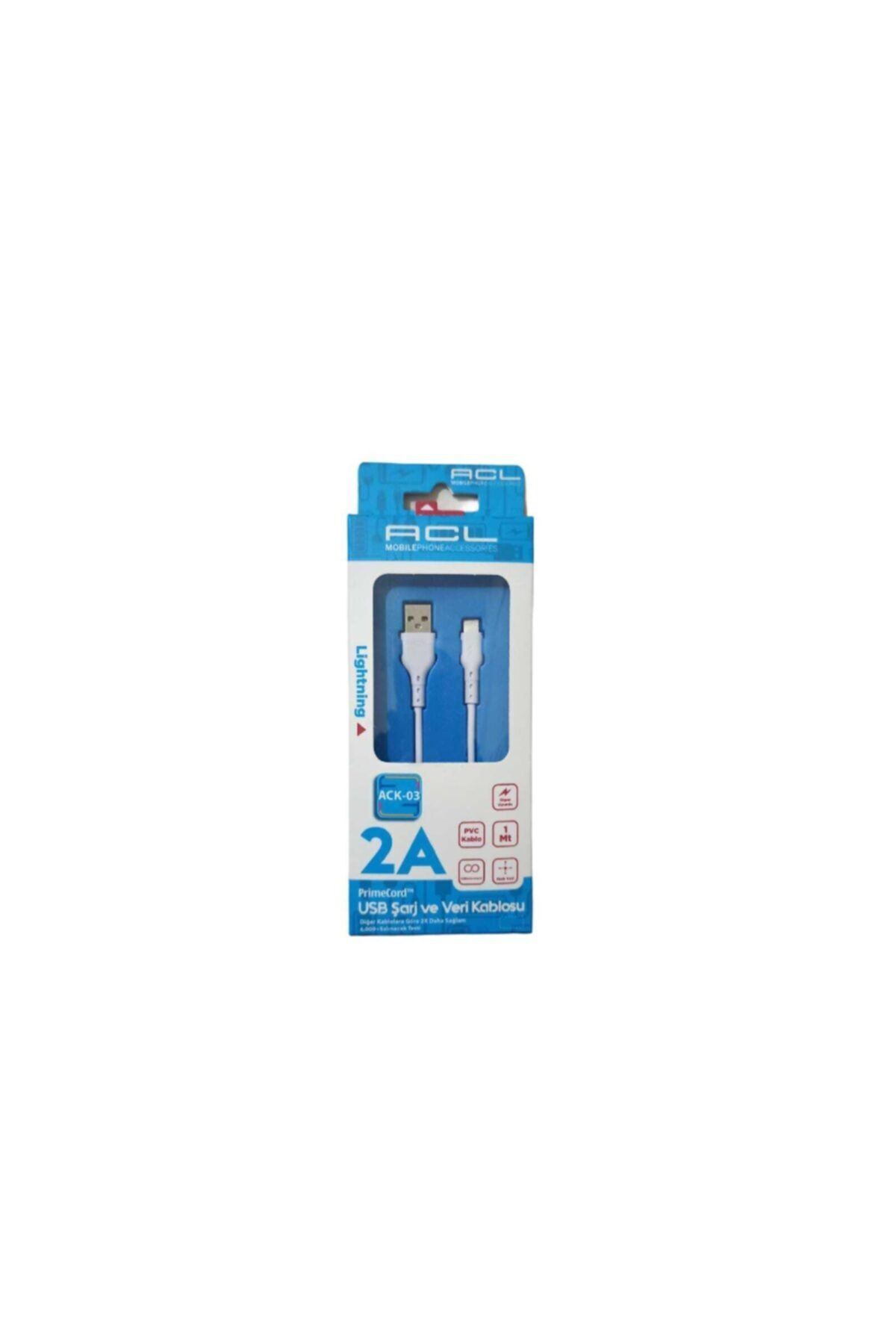 Ack-03 Iphone Usb Lightning Veri Data Şarj Kablo 2a 1 Mt.