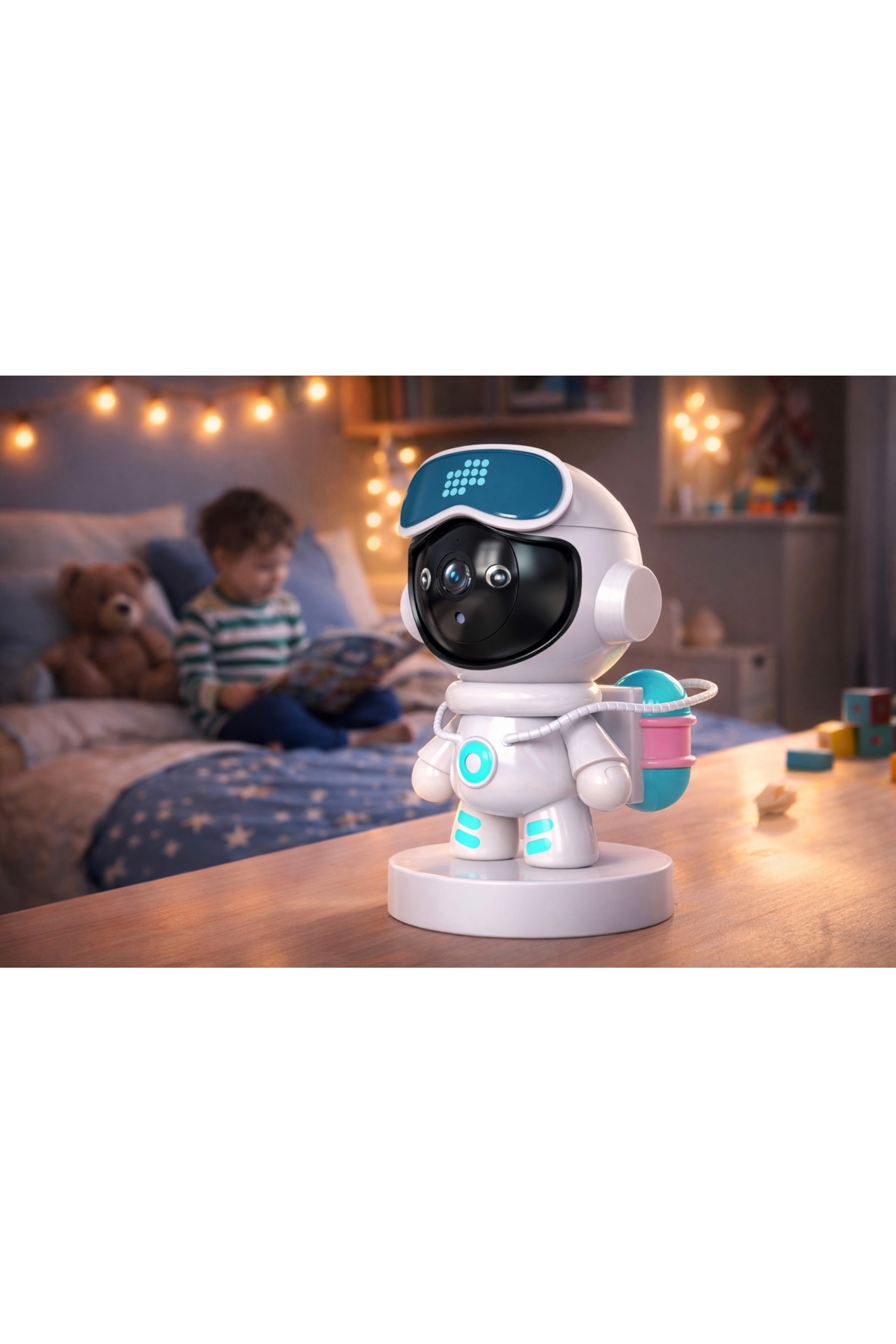 Al-NET 2.4g, Wifi PTZ 2mp Full HD Çift Yönlü İnterkomlu Akıllı Robot IP Kamera