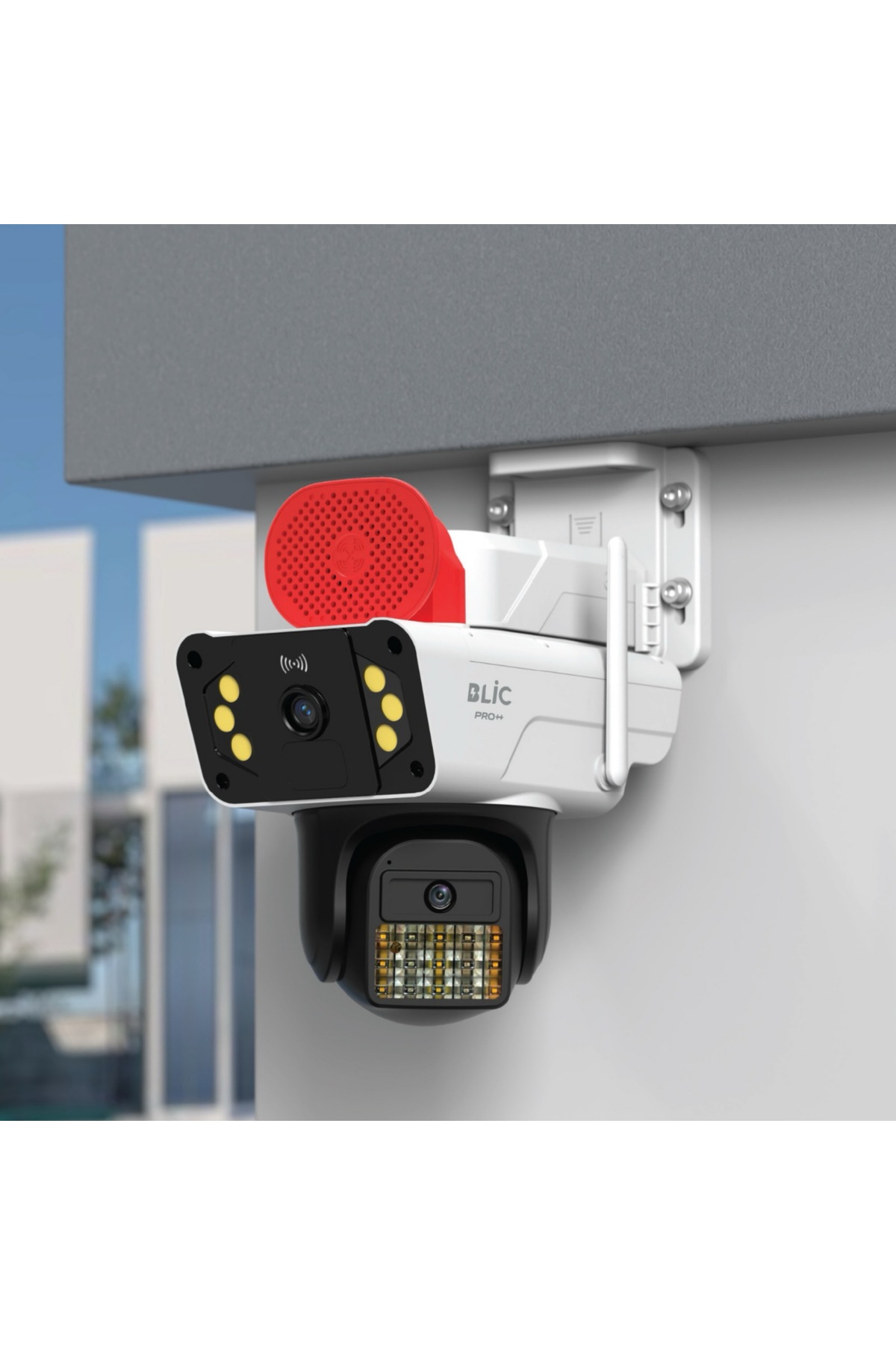 Al-NET Wi-Fi, PTZ Hareket Algılı Alarmlı 6mp Full HD, Çift Lensli IP Kamera