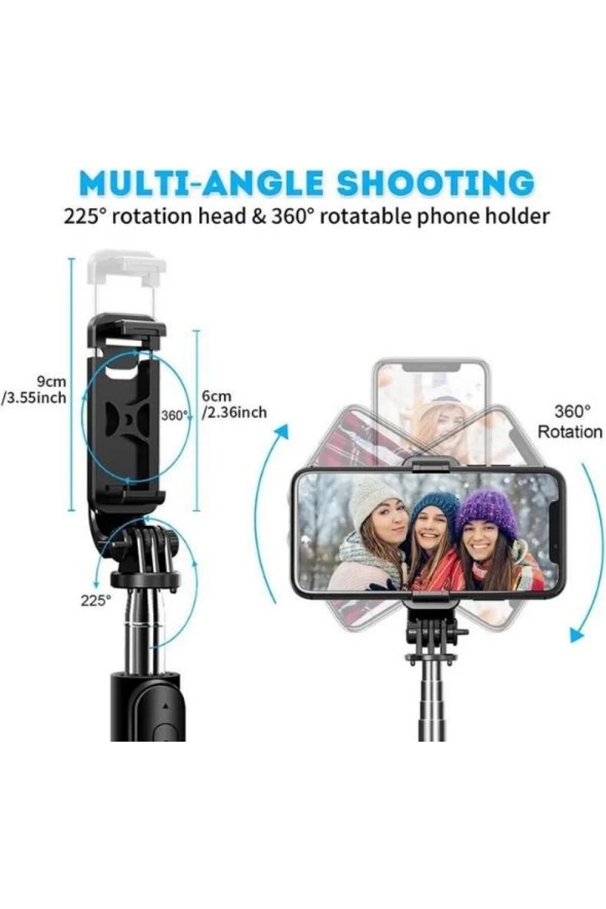 Bsf-02 Bluetooth Selfie Tripot