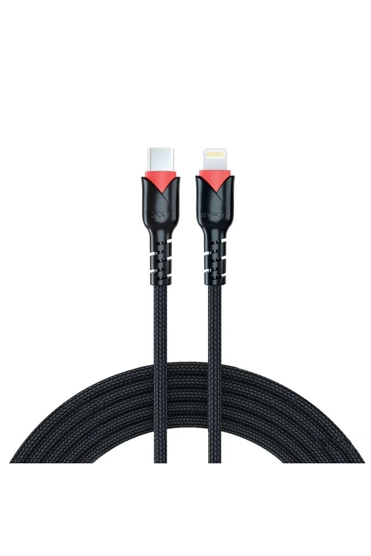 C130L PD 30W Type Lightning İphone Hasir 120 Cm Hizli Şarj ve Data Kablosu