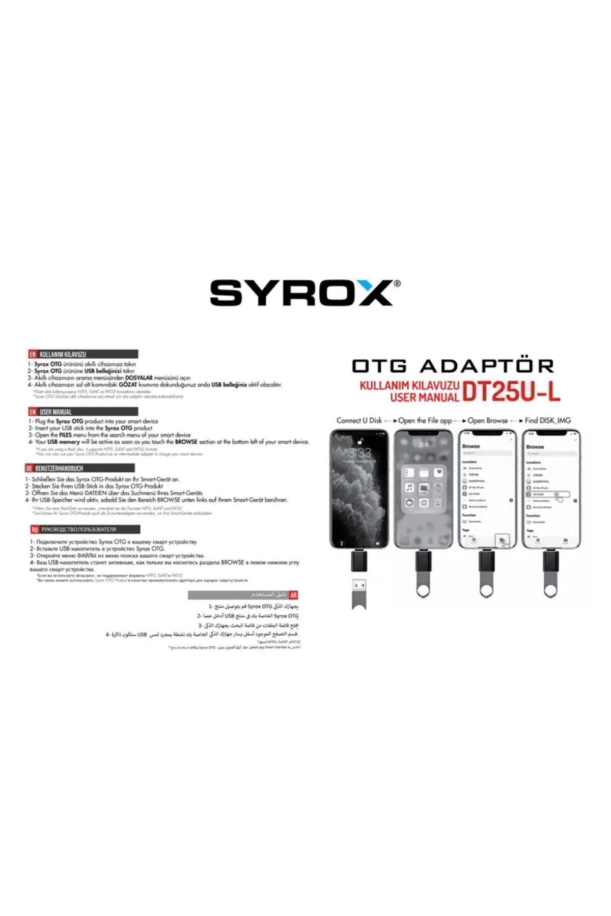 DT25UL LIGHTNING – USB 3.0 OTG Dönüştürücü