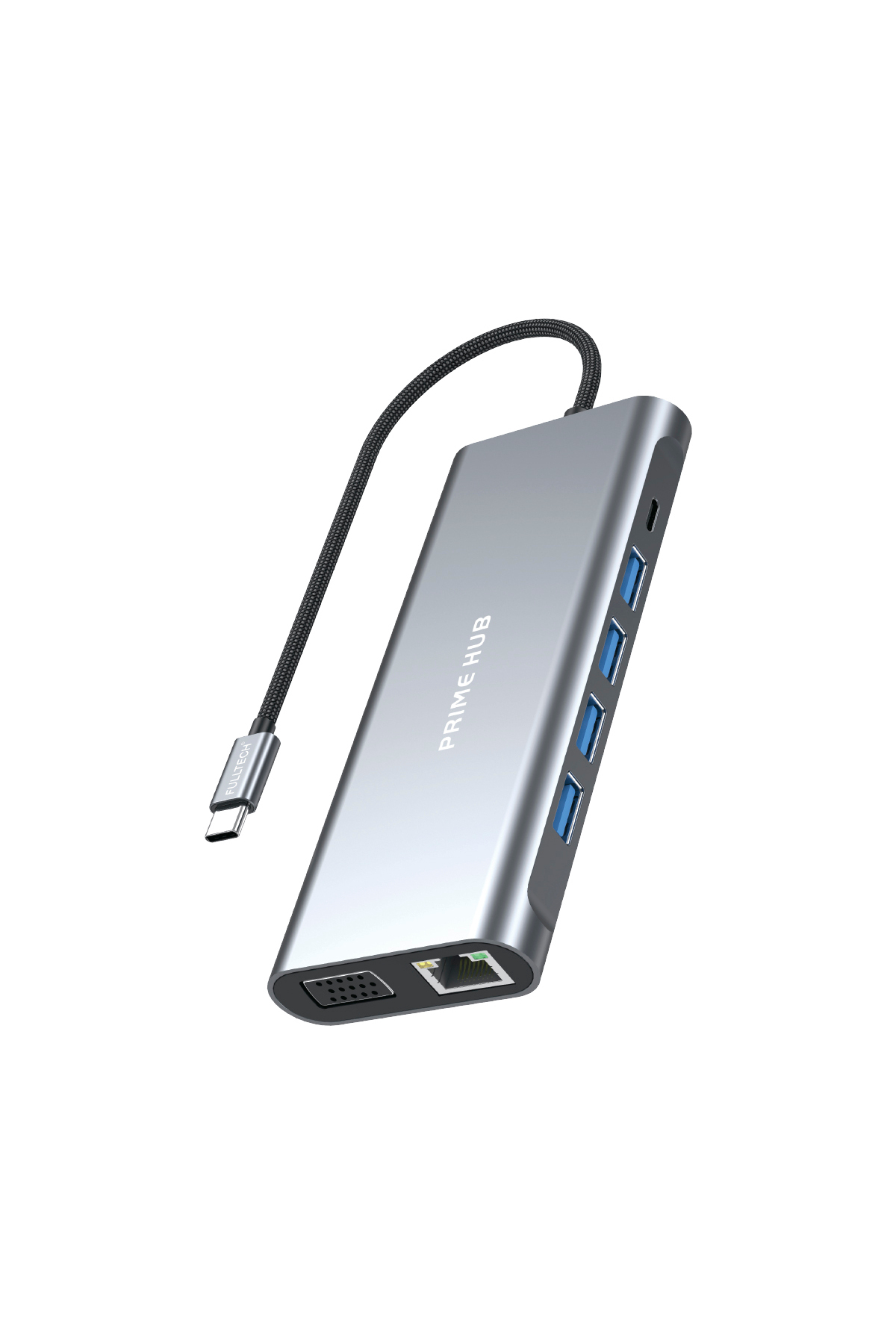 FH23 11'i 1 Arada USB-C Çoklayıcı | 4K HDMI, 100W PD, Gigabit Ethernet, 3.5mm Jack