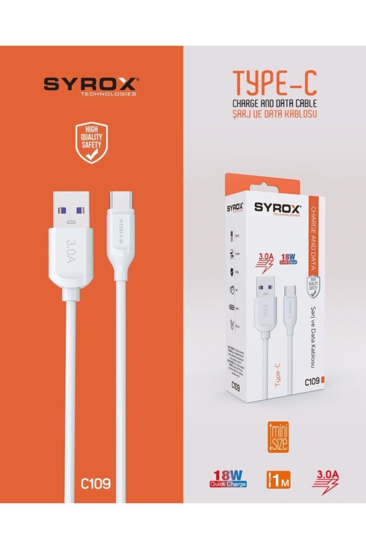 Hızlı 3.0 A Type-c Usb Girişli Şarj Kablosu C109