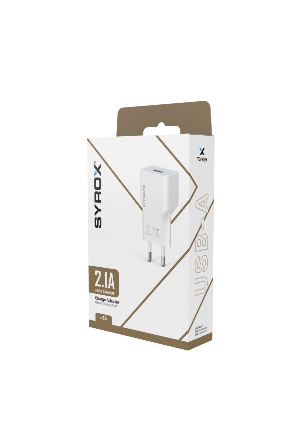 J35 2.1 Mah 1 Usb Uyumlu Giriş Başlık Duvar Şarj