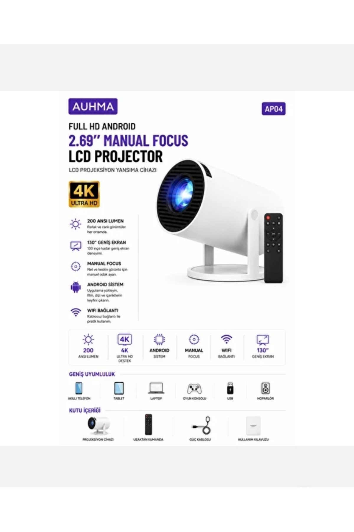 LCD PROJECTÖR YANSITMA CİHAZI