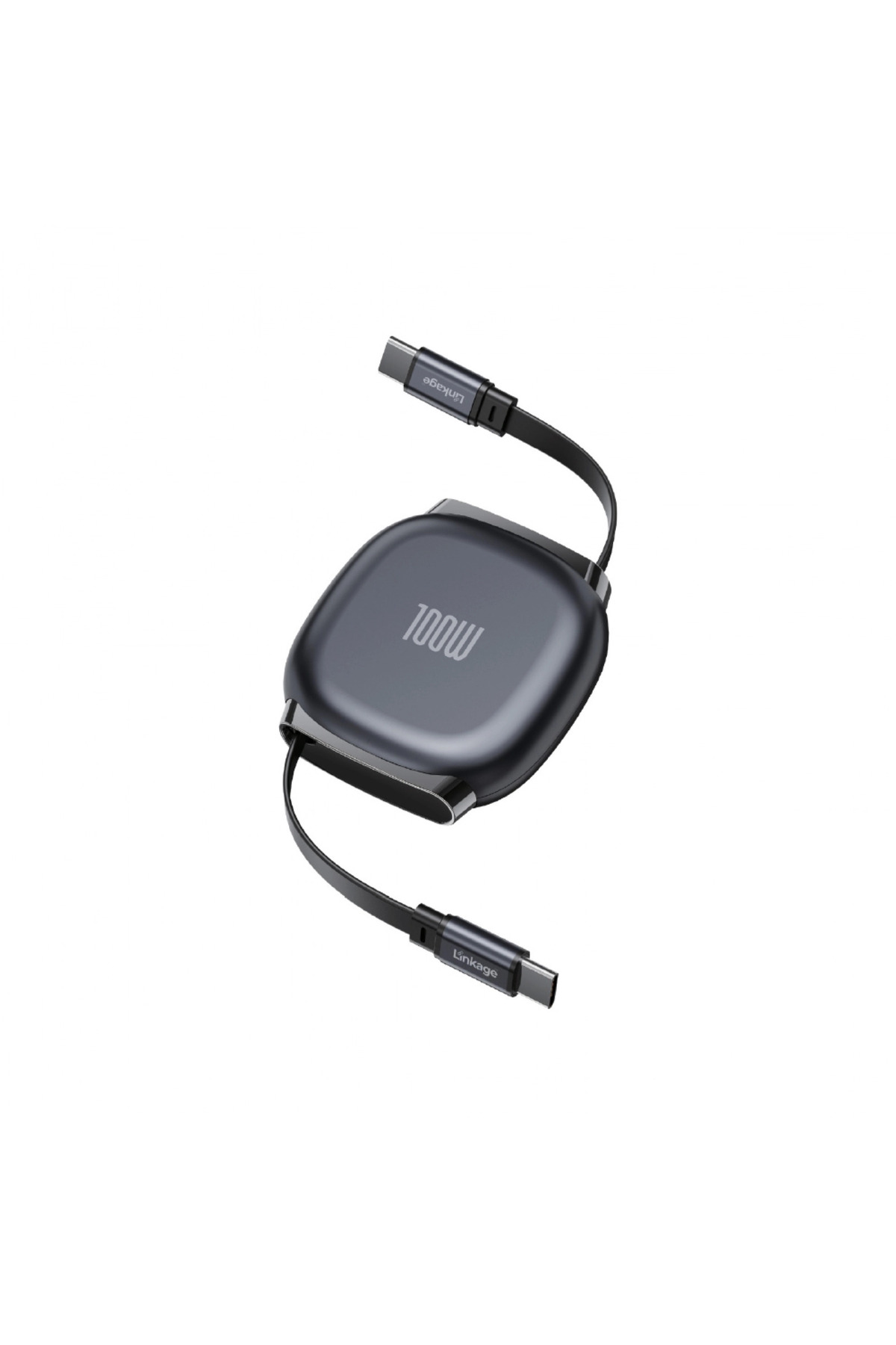 LKCB-61 PD 100W 3A, 1Metre USB-C’den C’ye Geri Çekilebilir Şarj Kablosu