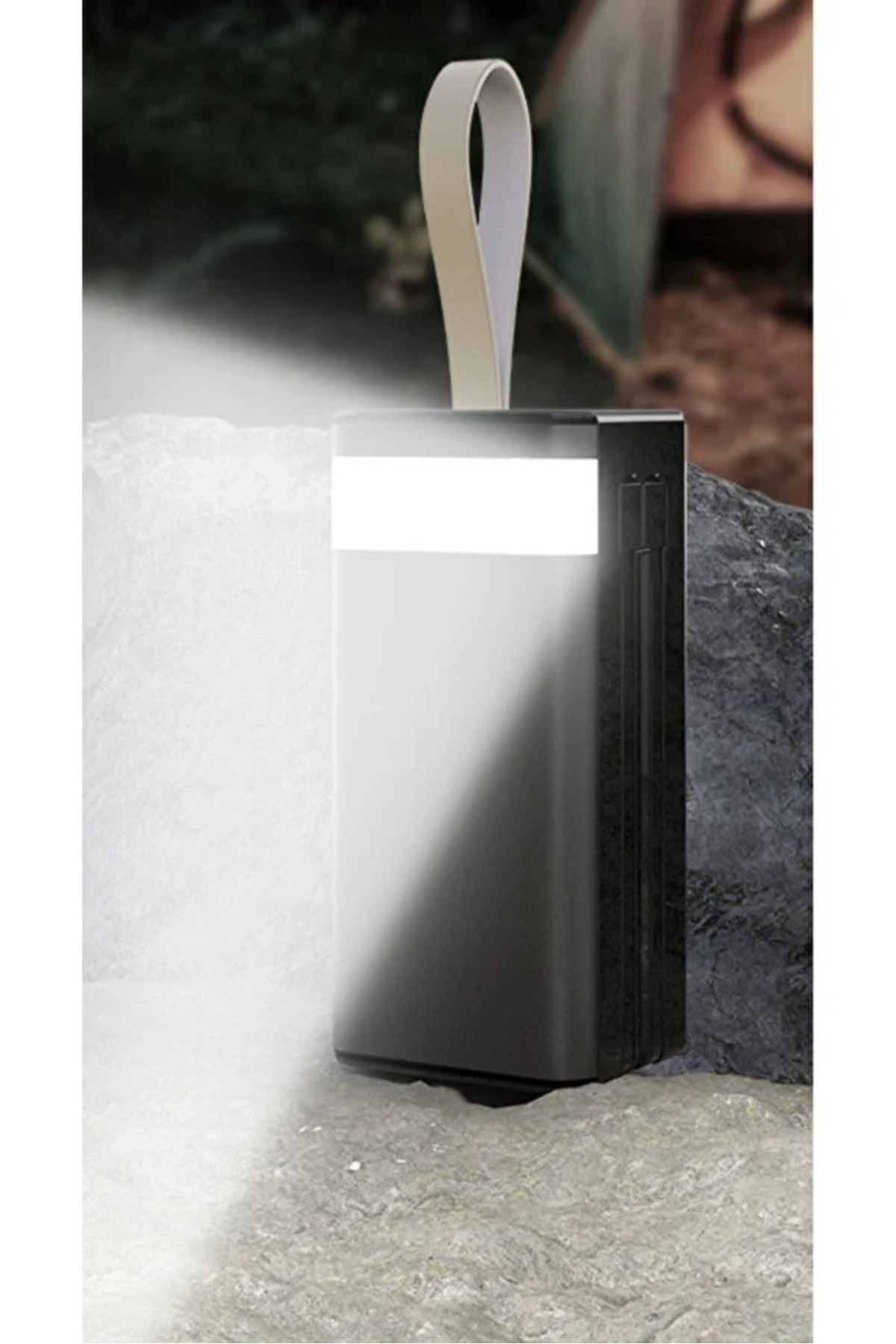 Lkp-46 4xUSB, 30.000mAh LCD Ekran, Kamp Işıklı Dahili USB, Lightning Type-C, Powerbank