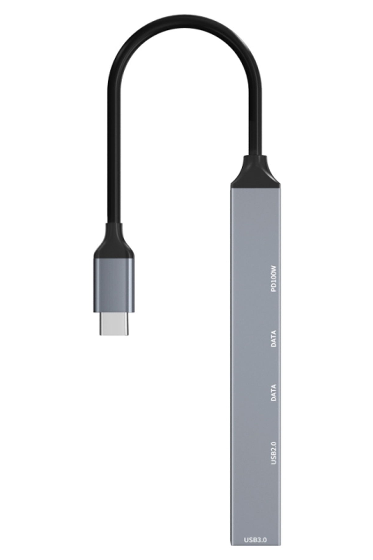PD 100W 5in1 Type-C to USB Çoklayıcı Çevirici Hub 5 Port / 2xUSB / 3xType-C