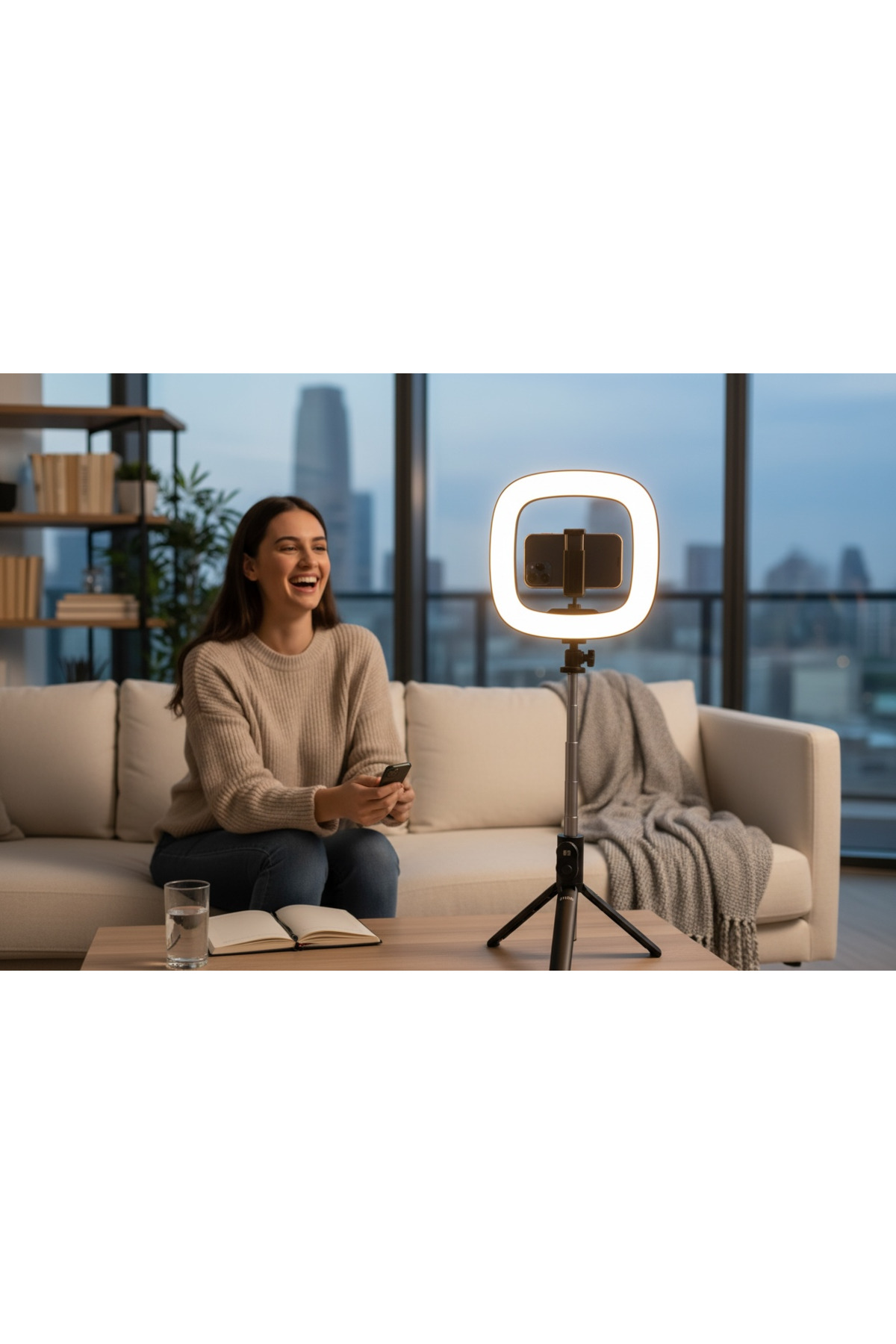 SELFİE STİCK TRİPOD RGB RİNG LİGHT