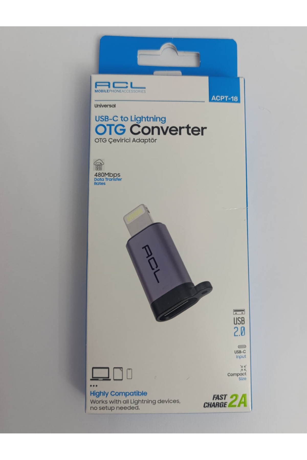 type c den apple dönüştürücü adaptör otg