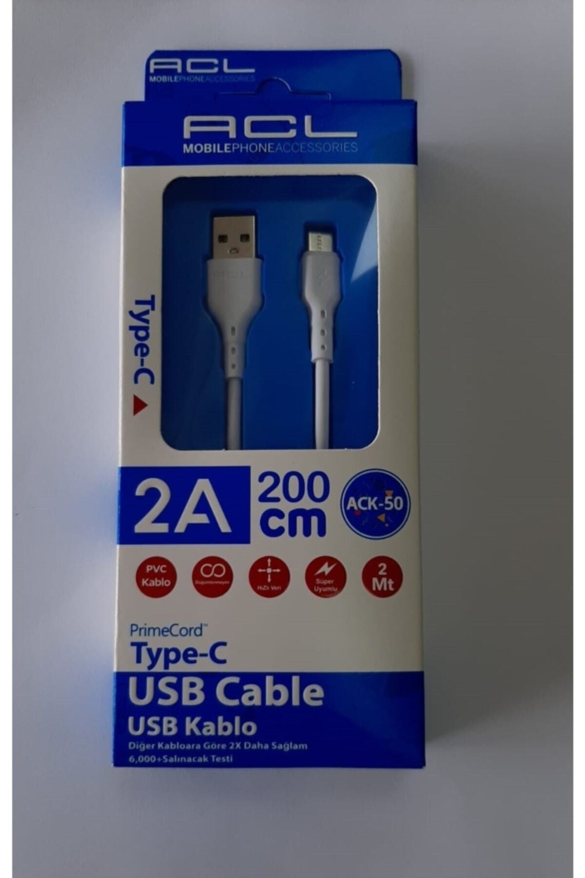 X16 Ack-50 Primecord™ Type-c Usb Şarj Kablosu